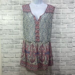 Maurices Sheer Multi Print Tunic Medium
